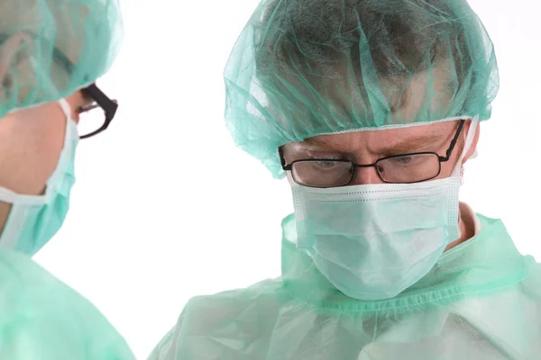 Två kirurg vid arbete — Stockfoto