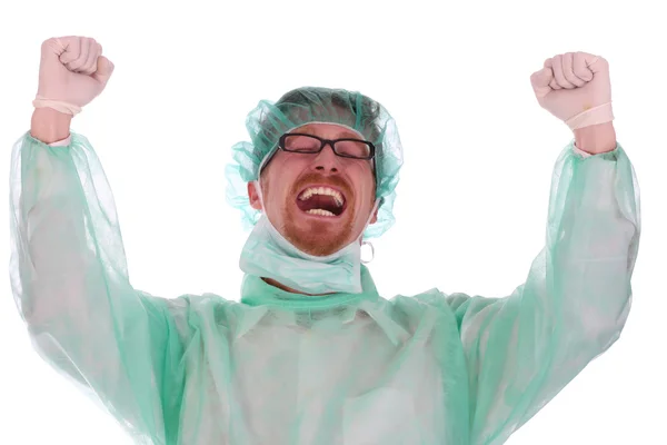 행복 한 외과 의사 — 스톡 사진