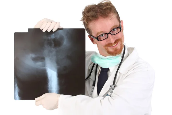 Doutor com raio-x — Fotografia de Stock