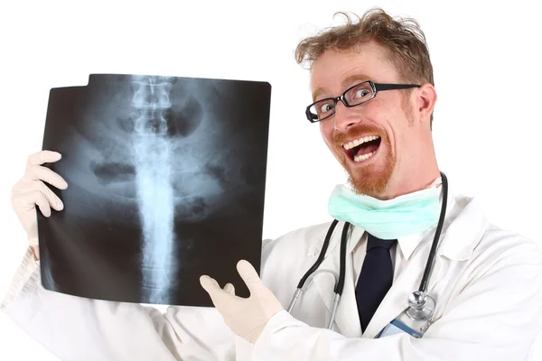 Docteur avec radiographie — Photo