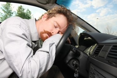 Tired driver clipart