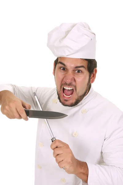 Őrült chef — Stock Fotó