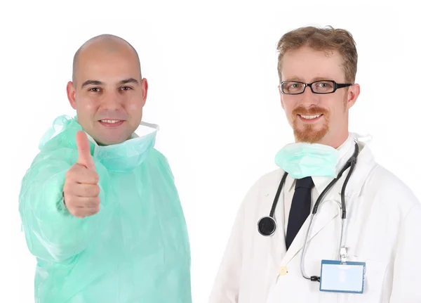 Хірург і лікар — стокове фото