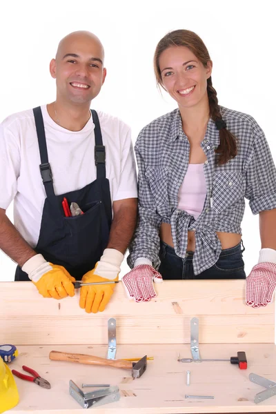 Construction workers — Stock Photo, Image