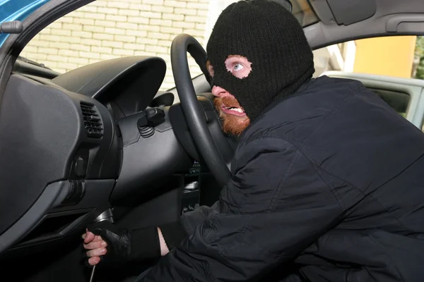 内部車の強盗 — ストック写真