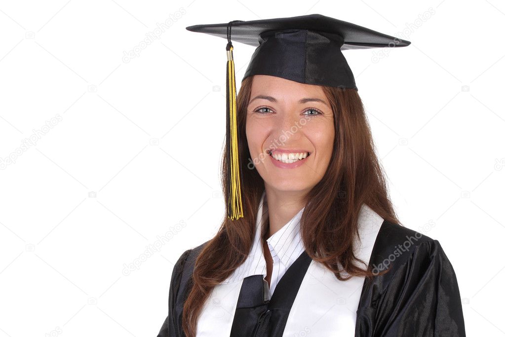 Happy graduation a young woman