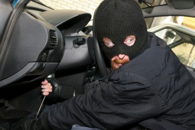 Car burglary clipart