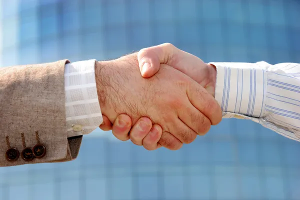Handslag, partnerskap — Stockfoto