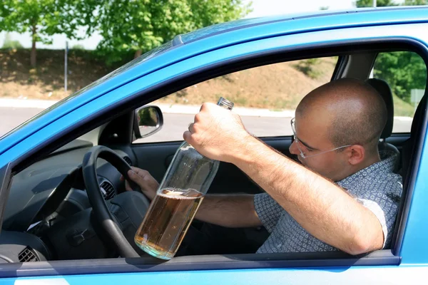 Betrunkener Autofahrer — Stockfoto