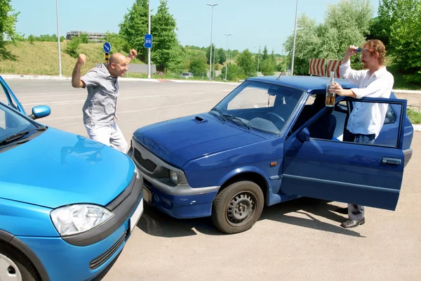 stock image Accident cars