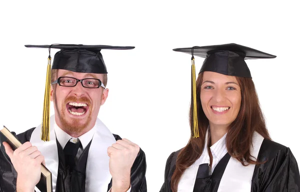 Két sikeres diák — Stock Fotó