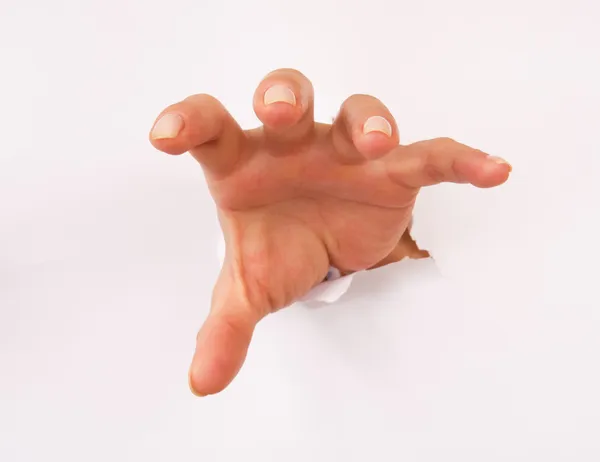 Agarrar a mão — Fotografia de Stock