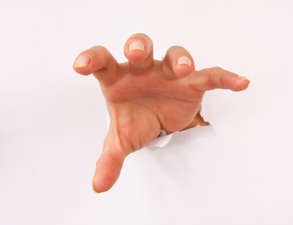 Grabbing hand