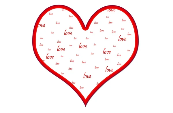 Valentijn hart — Stockfoto