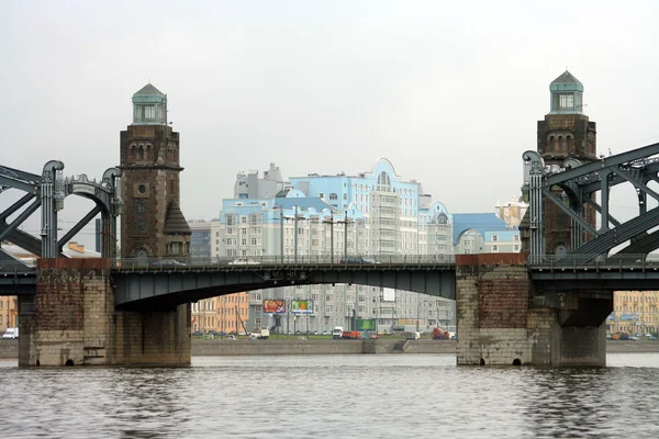 San Petersburgo, puente Pedro el Grande —  Fotos de Stock
