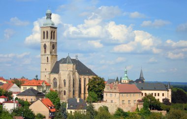 Cathedral in the town of Kutna Hora clipart