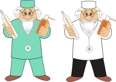 Doctor with medicale clipart