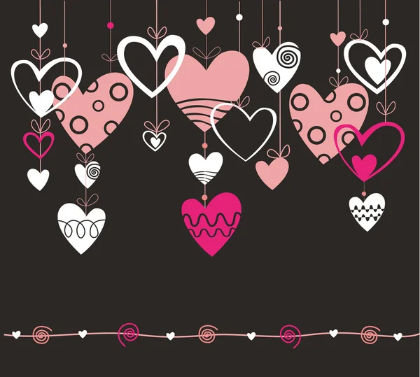 Amore e cuore — Vettoriale Stock