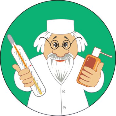 Doctor with medicale clipart