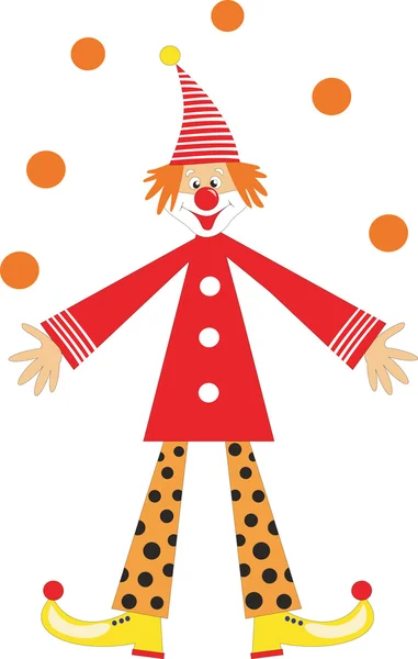 Clown clown — Image vectorielle