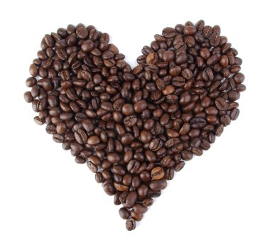 Coffee heart clipart