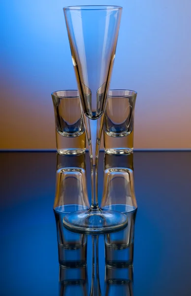 Glass composition — Stock Photo, Image