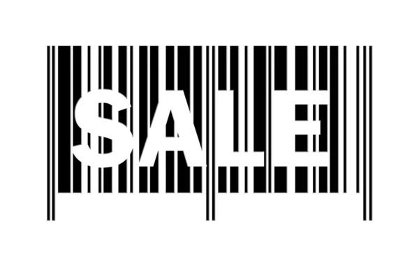 Bar code with sale — Stock Photo, Image