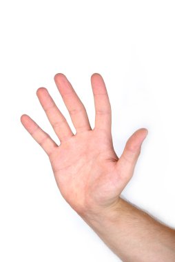 Five fingers clipart