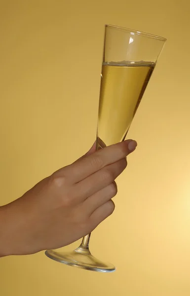 Verre de champagne — Photo