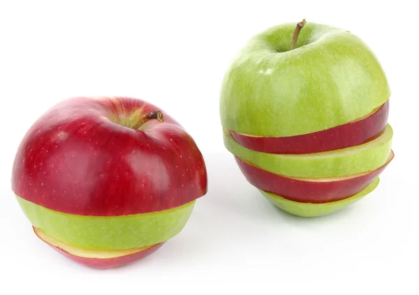 Blandade äpplen — Stockfoto