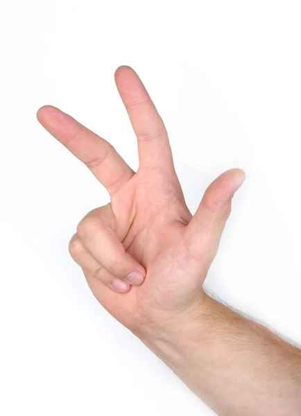 Τρία δάχτυλα — Φωτογραφία Αρχείου