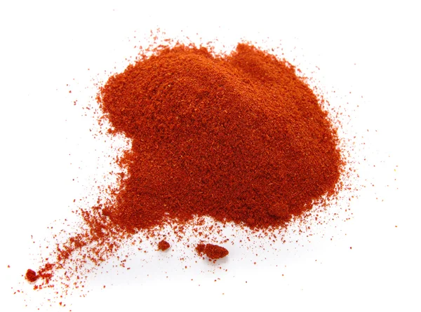 Food spice pile of red ground PAPRIKA o — Stock Photo, Image