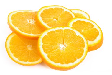 Orange slices clipart