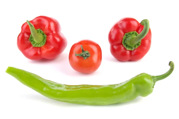 Vegetable face — Stock Photo, Image