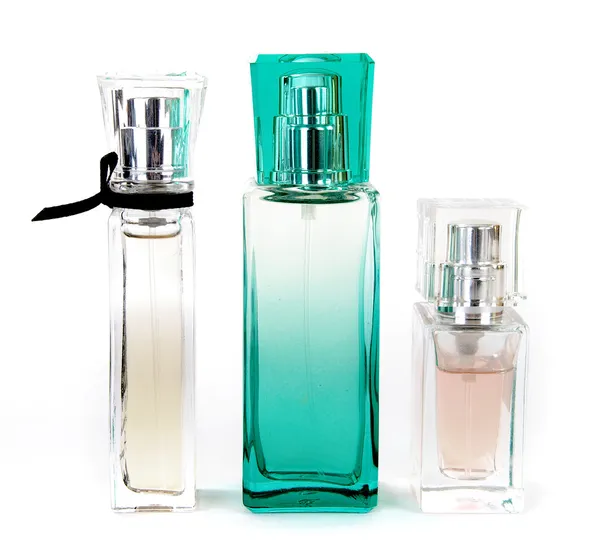 Três perfumes — Fotografia de Stock