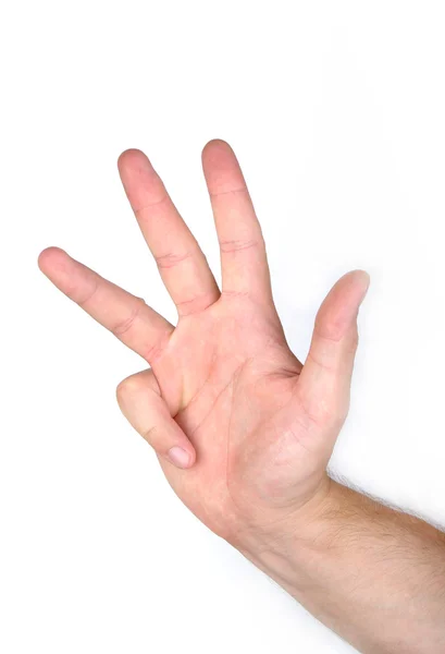Τέσσερα δάχτυλα — Φωτογραφία Αρχείου