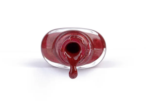 Esmalte de uñas rojo — Foto de Stock