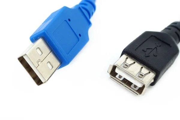 Two USB cables — Stock Photo, Image