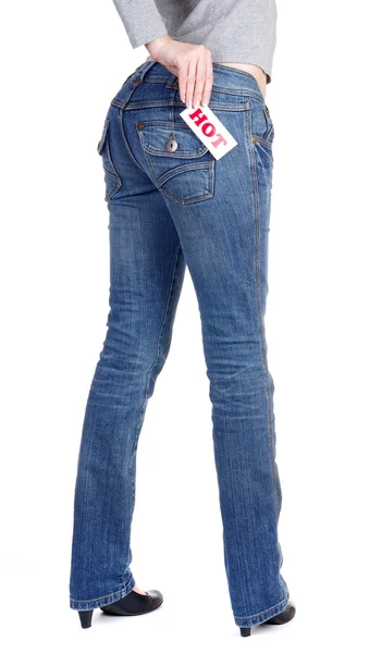 Mulheres com jeans — Fotografia de Stock