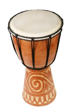 Original african djembe drum clipart