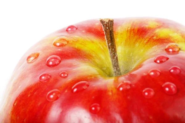 Frisk rød æble - Stock-foto