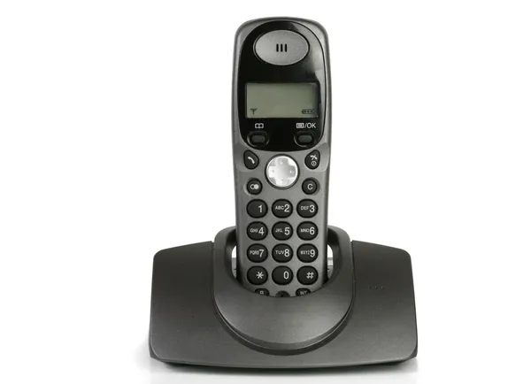 Telefon z bliska na biały Zdjęcie Stockowe