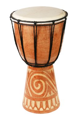 Original african djembe drum clipart