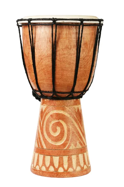 Oryginalny bęben djembe afrykański — Zdjęcie stockowe