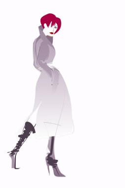 Fashion woman clipart