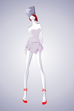 Fashion woman clipart