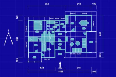 Planning house clipart