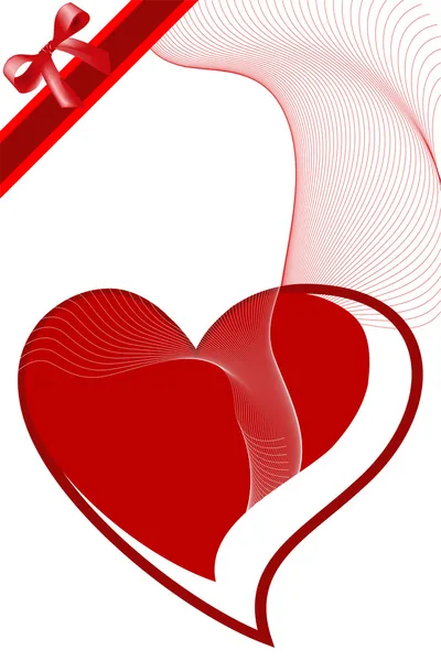 Ikona serca tła — Zdjęcie stockowe