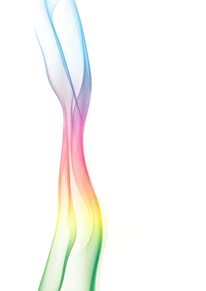 Pilar de fumaça arco-íris — Fotografia de Stock