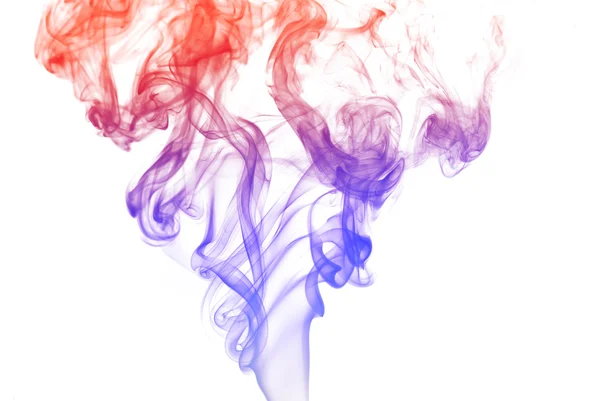 Kleurrijke pijler van rook — Stockfoto